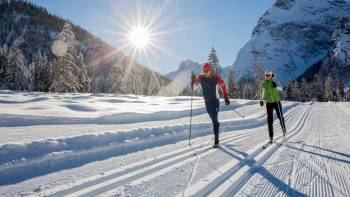 Schneelanglauf im Naturpark Karwendel