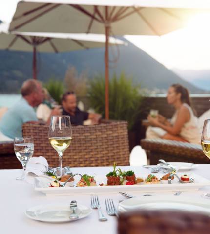 Dinner-Tisch am Achensee