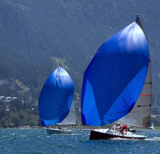 Segeln auf dem Achensee im Sommer